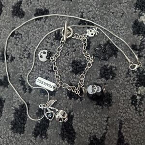 Multiple Handmade Silver Necklace & Charm Bracelet Sets